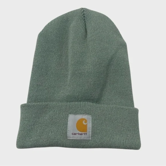 Carhartt Sage Green Knit Acrylic Beanie - Picture 5 of 5